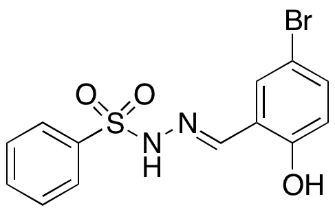 2-[(5-Bromo-2-hydroxyphenyl)methylene]hydrazide Benzenesulfonic Acid - Chemical structure and product image