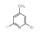 2-Bromo-6-fluoro-4-picoline - Chemical structure and product image