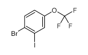 1-Bromo-2-iodo-4-(trifluoromethoxy)benzene - Chemical structure and product image