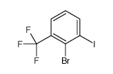 2-Bromo-1-iodo-3-(trifluoromethyl)benzene - Chemical structure and product image