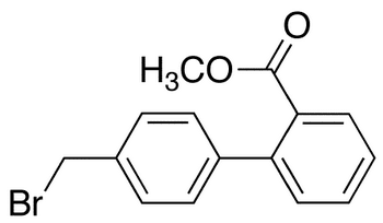 4-Bromomethylbiphenyl-2-carboxylic Acid, Methyl Ester - Chemical structure and product image