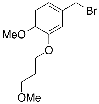 4-(Bromomethyl)-1-methoxy-2-(3-methoxypropoxy)benzene - Chemical structure and product image