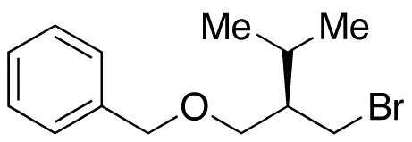 (S)-[[2-(Bromomethyl)-3-methylbutoxy]methyl]benzene - Chemical structure and product image
