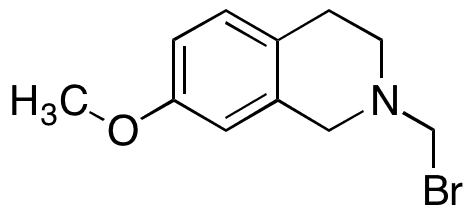 2-(Bromomethyl)-7-methoxy-1,2,3,4-tetrahydroisoquinoline - Chemical structure and product image