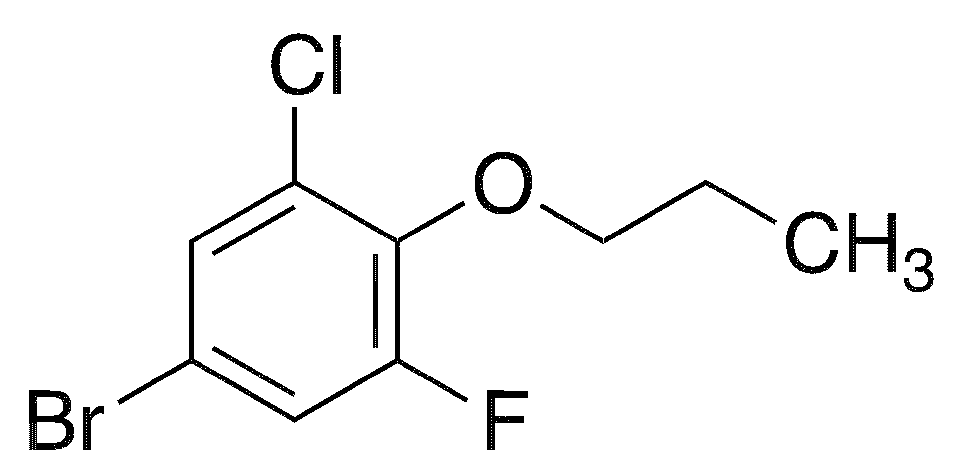 5-Bromo-1-chloro-3-fluoro-2-propoxybenzene - Chemical structure and product image