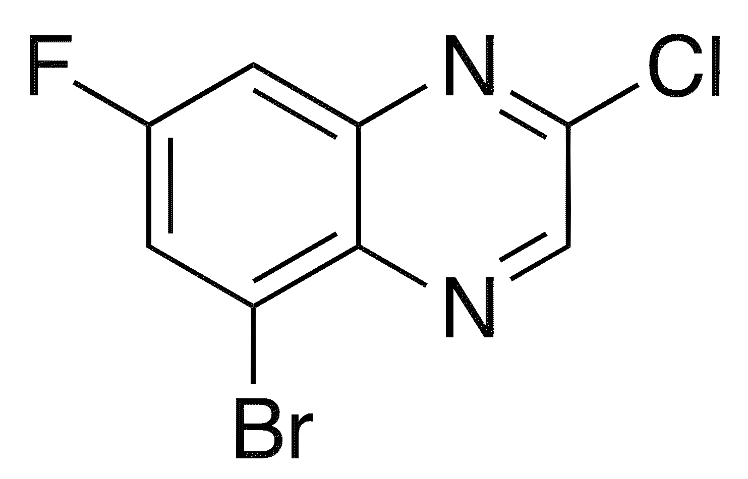 5-Bromo-2-chloro-7-fluoroquinoxaline - Chemical structure and product image