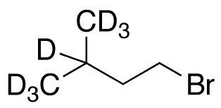 1-Bromo-3-methylbutane-d7 - Chemical structure and product image