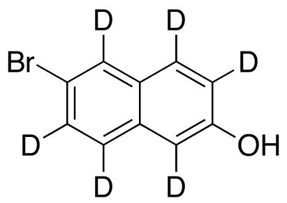 6-Bromo-2-naphthol-d6 - Chemical structure and product image