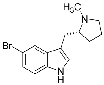 (R)-5-Bromo-3-(N-methylpyrrolidin-2-ylmethyl)-1H-indole - Chemical structure and product image