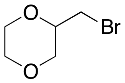 2-Bromomethyl-1,4-dioxane - Chemical structure and product image