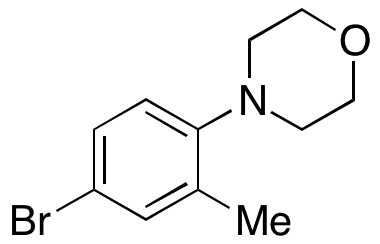 4-(4-Bromo-2-methylphenyl)-morpholine - Chemical structure and product image