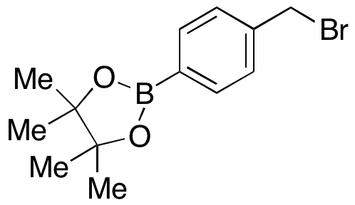 2-[4-(Bromomethyl)phenyl]-4,4,5,5-tetramethyl-1,3,2-dioxaborolane - Chemical structure and product image