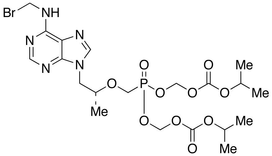 6N-Bromomethyl Tenofovir Disoproxil - Chemical structure and product image