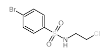 4-bromo-N-(2-chloroethyl)benzenesulfonamide - Chemical structure and product image