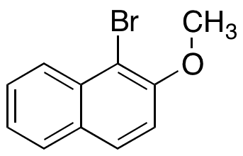 1-Bromo-2-methoxy-naphthalene - Chemical structure and product image
