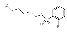 2-Bromo-N-hexylbenzenesulfonamide - Chemical structure and product image