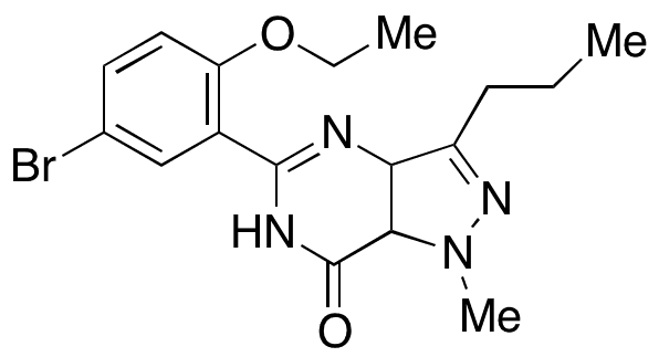 5-(5-Bromo-2-ethoxyphenyl)-1-methyl-3-propyl-6,7a-dihydro-1H-pyrazolo[4,3-d]pyrimidin-7(3aH)-one - Chemical structure and product image