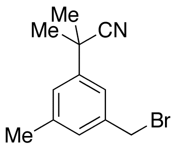 3-(Bromomethyl)-alpha,alpha,5-trimethyl-benzeneacetonitrile - Chemical structure and product image