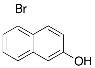 5-Bromo-2-naphthalenol - Chemical structure and product image