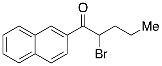 2-Bromo-1-(2-naphthalenyl)-1-pentanone - Chemical structure and product image