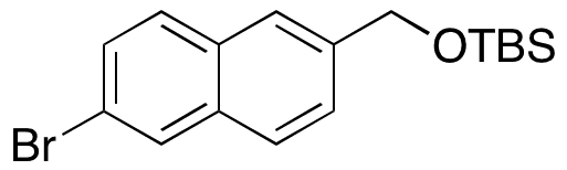 6-Bromo-2-(tert-butyldimethylsilyloxymethyl)naphthalene - Chemical structure and product image