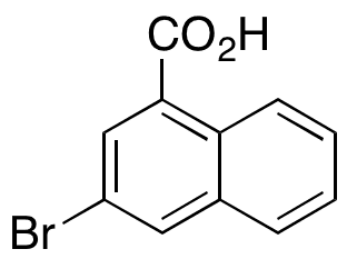 3-Bromo-1-naphthalenecarboxylic Acid - Chemical structure and product image