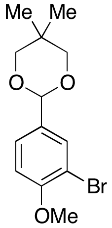 2-(3-Bromo-4-methoxyphenyl)-5,5-dimethyl-1,3-dioxane - Chemical structure and product image