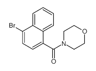 4-[(4-Bromonaphthalen-1-yl)carbonyl]morpholine - Chemical structure and product image
