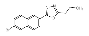 2-(6-Bromonaphthalen-2-yl)-5-propyl-1,3,4-oxadiazole - Chemical structure and product image