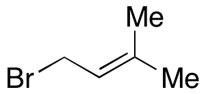 1-Bromo-3-methyl-2-butene (90%) - Chemical structure and product image