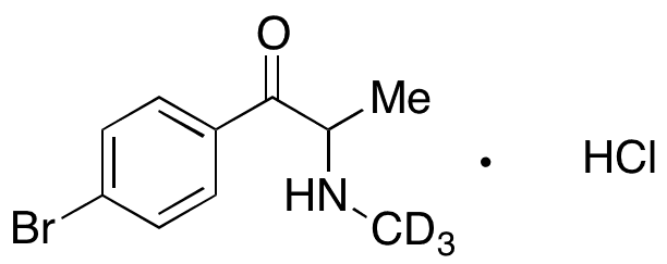 4-Bromomethcathinone-D3 Hydrochloride - Chemical structure and product image