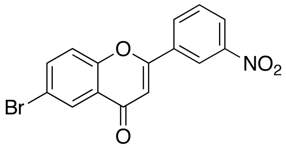 6-Bromo-3-nitroflavone - Chemical structure and product image