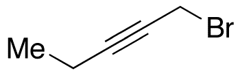 1-Bromo-2-pentyne - Chemical structure and product image