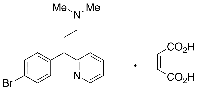 Brompheniramine Maleate - Chemical structure and product image