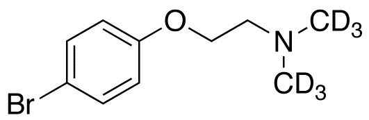 2-(4-Bromophenoxy)-N,N-dimethylethylamine-d6 - Chemical structure and product image