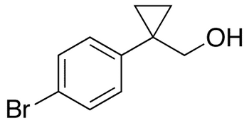 [1-(4-Bromophenyl)cyclopropyl]methanol - Chemical structure and product image