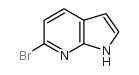 6-Bromo-1H-pyrrolo[2,3-b]pyridine - Chemical structure and product image