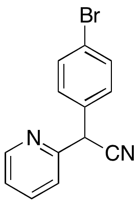 alpha-(4-Bromophenyl)-2-pyridineacetonitrile - Chemical structure and product image