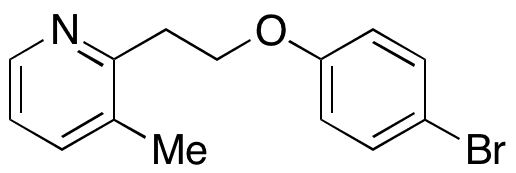 2-(2-(4-Bromophenoxy)ethyl)-3-methylpyridine - Chemical structure and product image