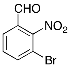 3-Bromo-2-nitrobenzaldehyde - Chemical structure and product image