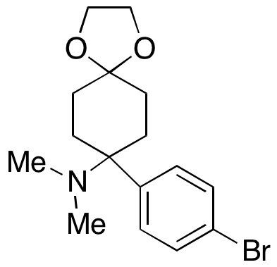 8-(4-Bromophenyl)-N,N-dimethyl-1,4-dioxaspiro[4.5]decan-8-amine - Chemical structure and product image