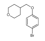 4-((4-Bromophenoxy)methyl)tetrahydro-2H-pyran - Chemical structure and product image