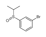 1-Bromo-3-(propane-2-sulfinyl)benzene - Chemical structure and product image