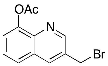 3-(Bromomethyl)-8-quinolinol 8-Acetate - Chemical structure and product image
