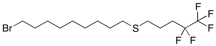 9-Bromononyl 4,4,5,5,5-pentafluoropentyl Sulfide - Chemical structure and product image