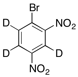 1-Bromo-2,4-dinitrobenzene-d3 - Chemical structure and product image