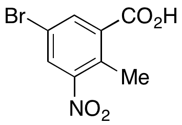 5-Bromo-2-methyl-3-nitrobenzoic Acid - Chemical structure and product image