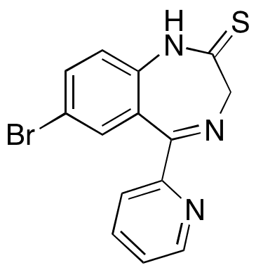 7-Bromo-5-(pyridin-2-yl)-1H-benzo[e][1,4]diazepine-2(3H)-thione - Chemical structure and product image