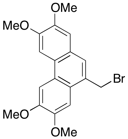 9-â€‹(Bromomethyl)â€‹-â€‹2,â€‹3,â€‹6,â€‹7-â€‹tetramethoxyphenanthrene - Chemical structure and product image