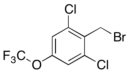 2-(Bromomethyl)-1,3-dichloro-5-(trifluoromethoxy)benzene - Chemical structure and product image
